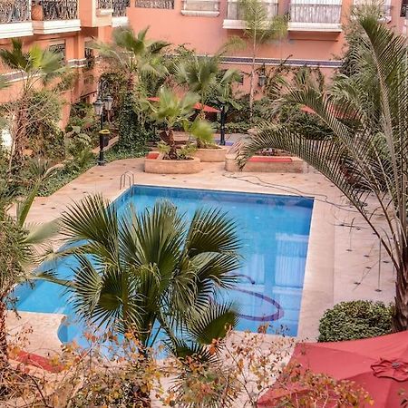 Schone Ferienwohnung: Poolblick und Terrasse nahe Majorelle Garden Marrakesh Exterior photo